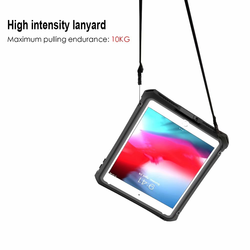 Swimming iPad Mini 4 Waterproof Case Underwater 2M Rotatable Holder Layard