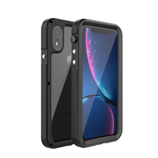 Seal Sophisticated iPhone XR Waterproof Case Aluminum Alloy Front Bumper