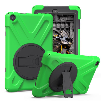 Pirate King Amazon Kindle Fire 8 (2017) Case 360 Rotating Stand Holder Shoulder Strap