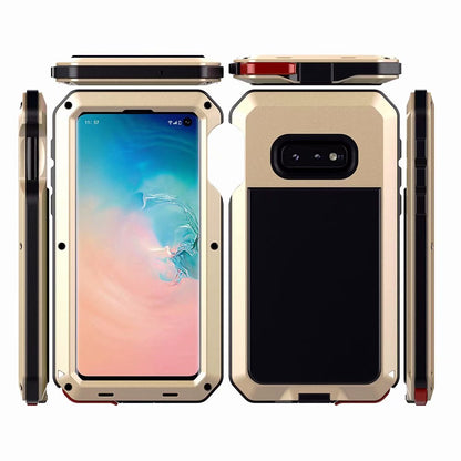 Tank Military Galaxy S10e Metal Case Anti-fall 360 Degree Full Protection 4-In-1