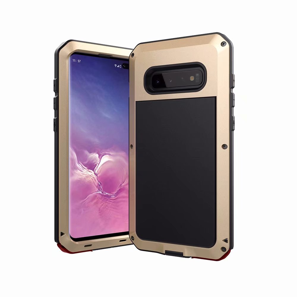 Tank Military Galaxy S10 Metal Case Anti-fall 360 Degree Full Protection 4-In-1