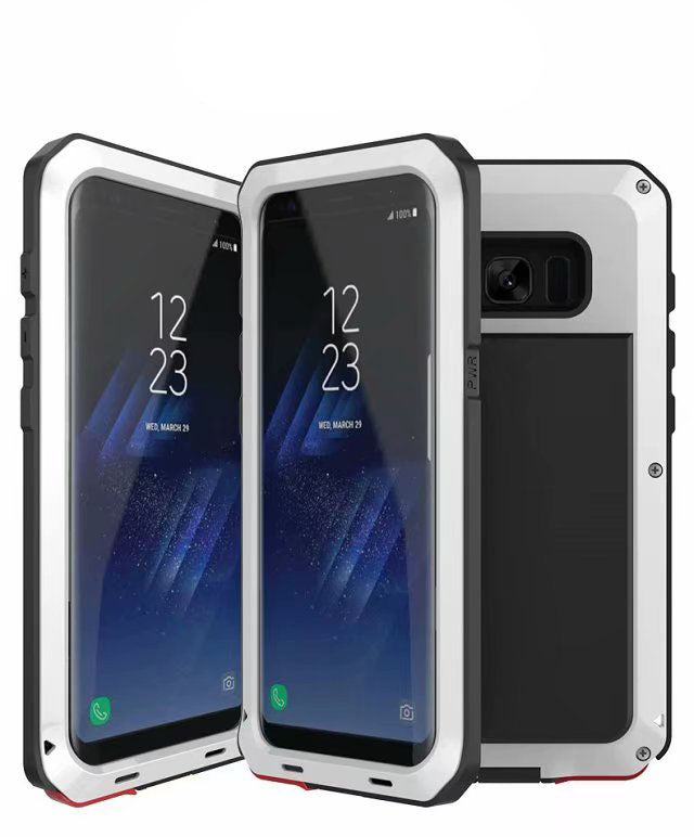 Tank Military Galaxy S8+ Metal Case Anti-fall 360 Degree Full Protection 4-In-1