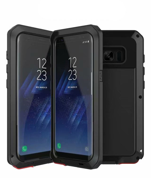 Tank Military Galaxy S8+ Metal Case Anti-fall 360 Degree Full Protection 4-In-1