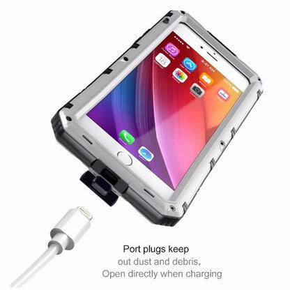 Wolf Warrior Apple iPhone 7 Waterproof Case Metal 360 Degree Full Protection 4-In-1 Diving 2M