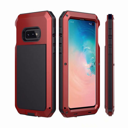 Tank Military Galaxy S10e Metal Case Anti-fall 360 Degree Full Protection 4-In-1