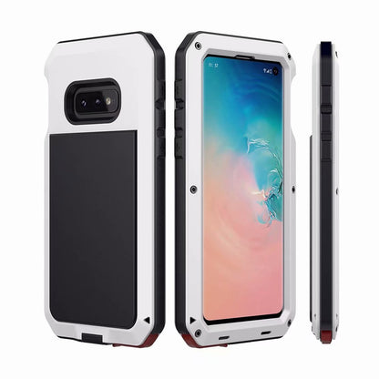 Tank Military Galaxy S10e Metal Case Anti-fall 360 Degree Full Protection 4-In-1