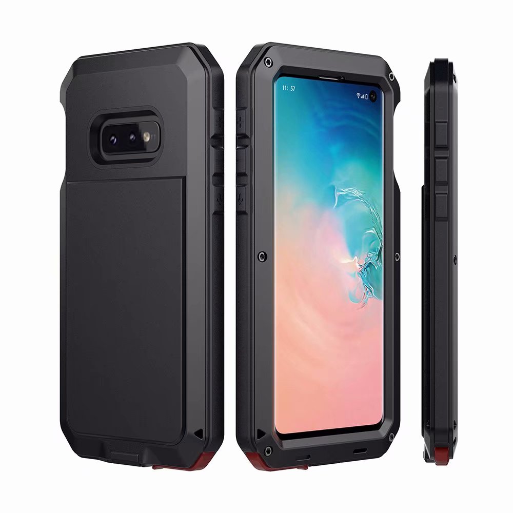 Tank Military Galaxy S10e Metal Case Anti-fall 360 Degree Full Protection 4-In-1