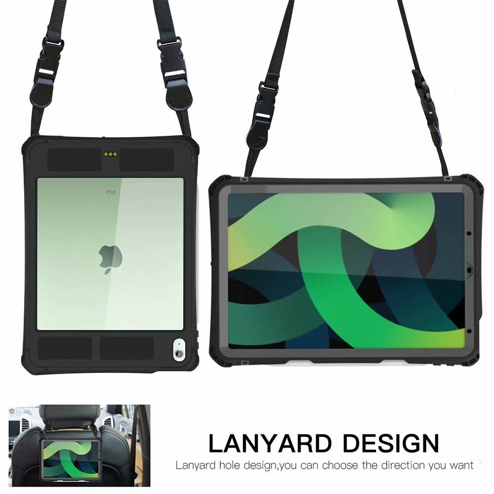 Swimming Underwater 2M iPad Air 4 Waterproof Case with Swivel 360 Rotatable