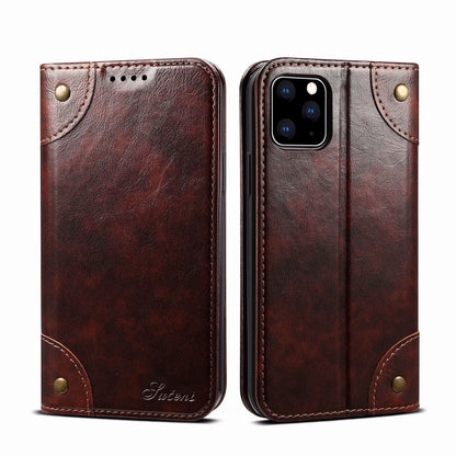 Baroque iPhone 11 Pro Max Leather Case Magtic Flip Wallet Stand Business RFID