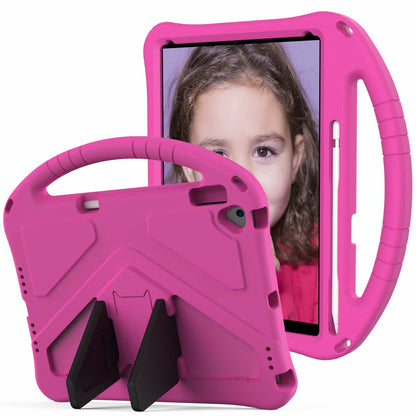 Great Flying Man iPad 9 EVA Case Hand Handle Stand Military Protection Kids Safety