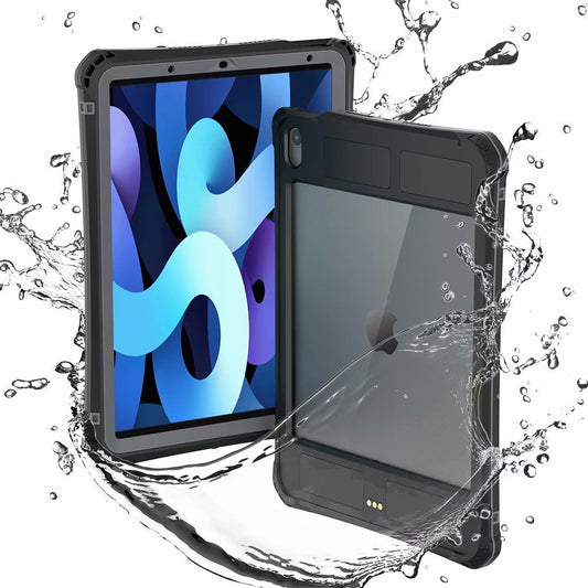 Swimming iPad Air 4 Waterproof Case Underwater 2M Rotatable Holder Layard