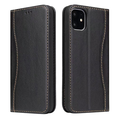 West Gun iPhone 11 Pro Max Genuine Leather Case Classical Wallet Stand