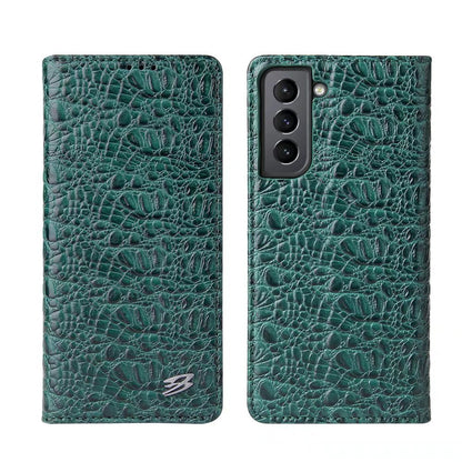 Crocodile Deluxe Galaxy S21 Ultra Genuine Leather Case Wallet Stand Business