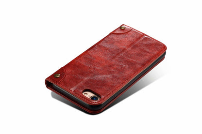 Baroque iPhone SE (2020) Leather Case Magtic Flip Wallet Stand Business RFID