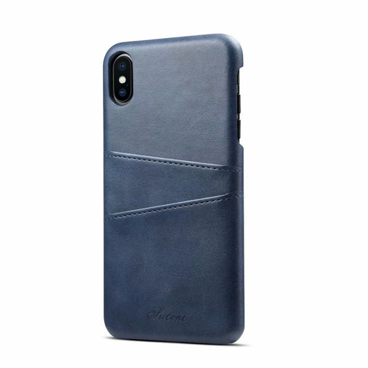 Clamshell Card Holder iPhone Xs Max Leather Cover Anti-theft Swipe RFID