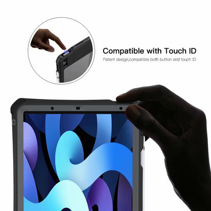 Swimming iPad Air 4 Waterproof Case Underwater 2M Rotatable Holder Layard