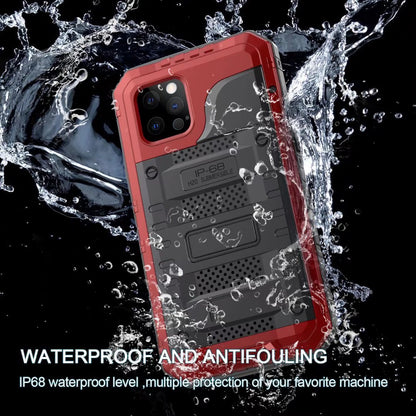 Wolf Warrior Apple iPhone 12 Pro Waterproof Case Metal 360 Degree Full Protection 4-In-1 Diving 2M