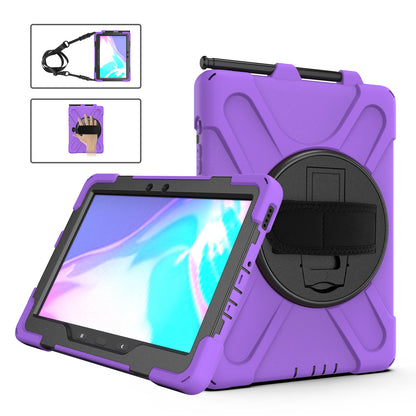 Pirate King Galaxy Tab Active4 Pro Case 360 Rotating Stand Hand Holder Shoulder Strap