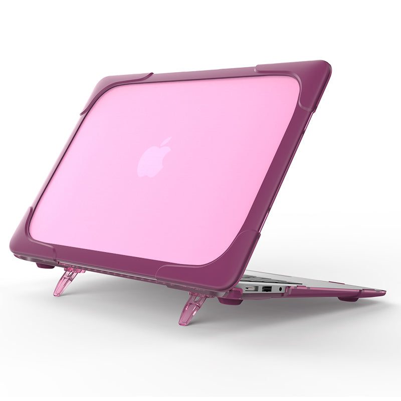 Two Tone MacBook Air 11" A1465 A1370 Case Shockproof Rubber PC Stand