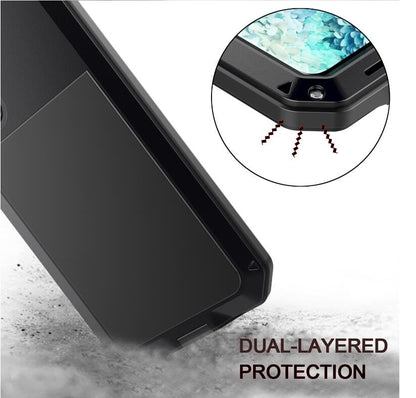 Tank Military Galaxy S20 Metal Case Anti-fall 360 Degree Full Protection 4-In-1