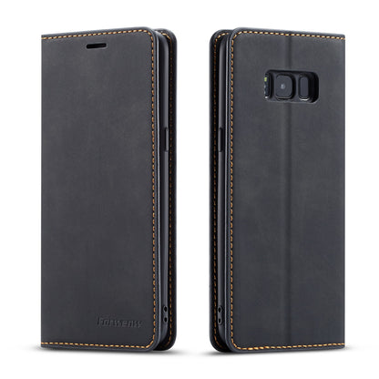 New Slim Galaxy S8+ Leather Case Book Stand Wallet Magnetic