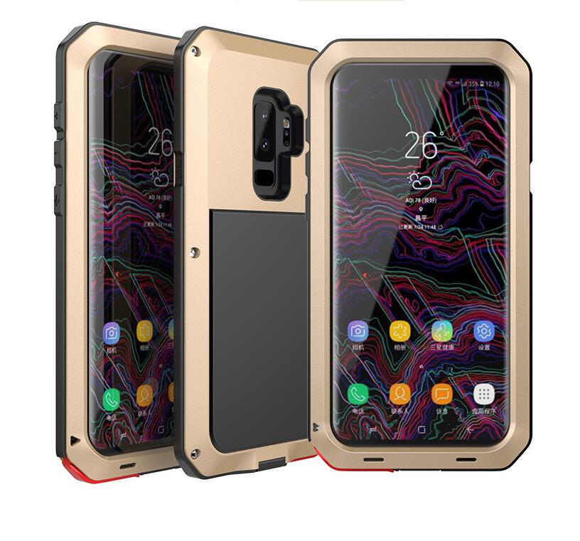 Tank Military Galaxy S9 Metal Case Anti-fall 360 Degree Full Protection 4-In-1
