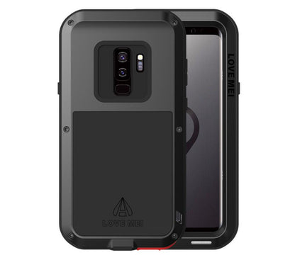 Metal Powerful Galaxy S9 Case Silicone Combo Acrylic Camera Lens Shockproof