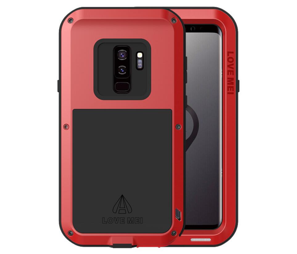 Metal Powerful Galaxy S9 Case Silicone Combo Acrylic Camera Lens Shockproof