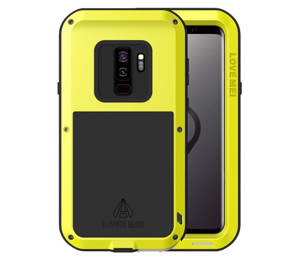 Metal Powerful Galaxy S9 Case Silicone Combo Acrylic Camera Lens Shockproof