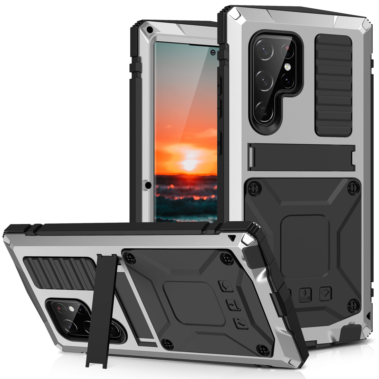 SHELLBOX Vajra Shockproof Galaxy S22 Ultra Metal Case