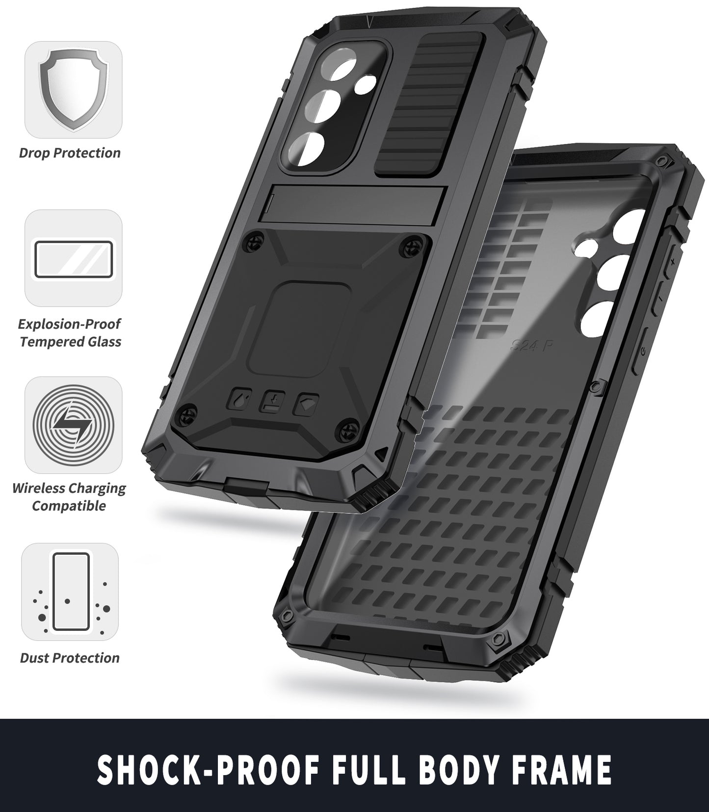 SHELLBOX Vajra Shockproof Galaxy S24 Metal Case