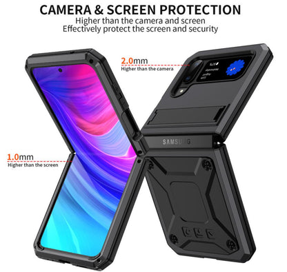 SHELLBOX Vajra Shockproof Galaxy Z Flip4 Metal Case