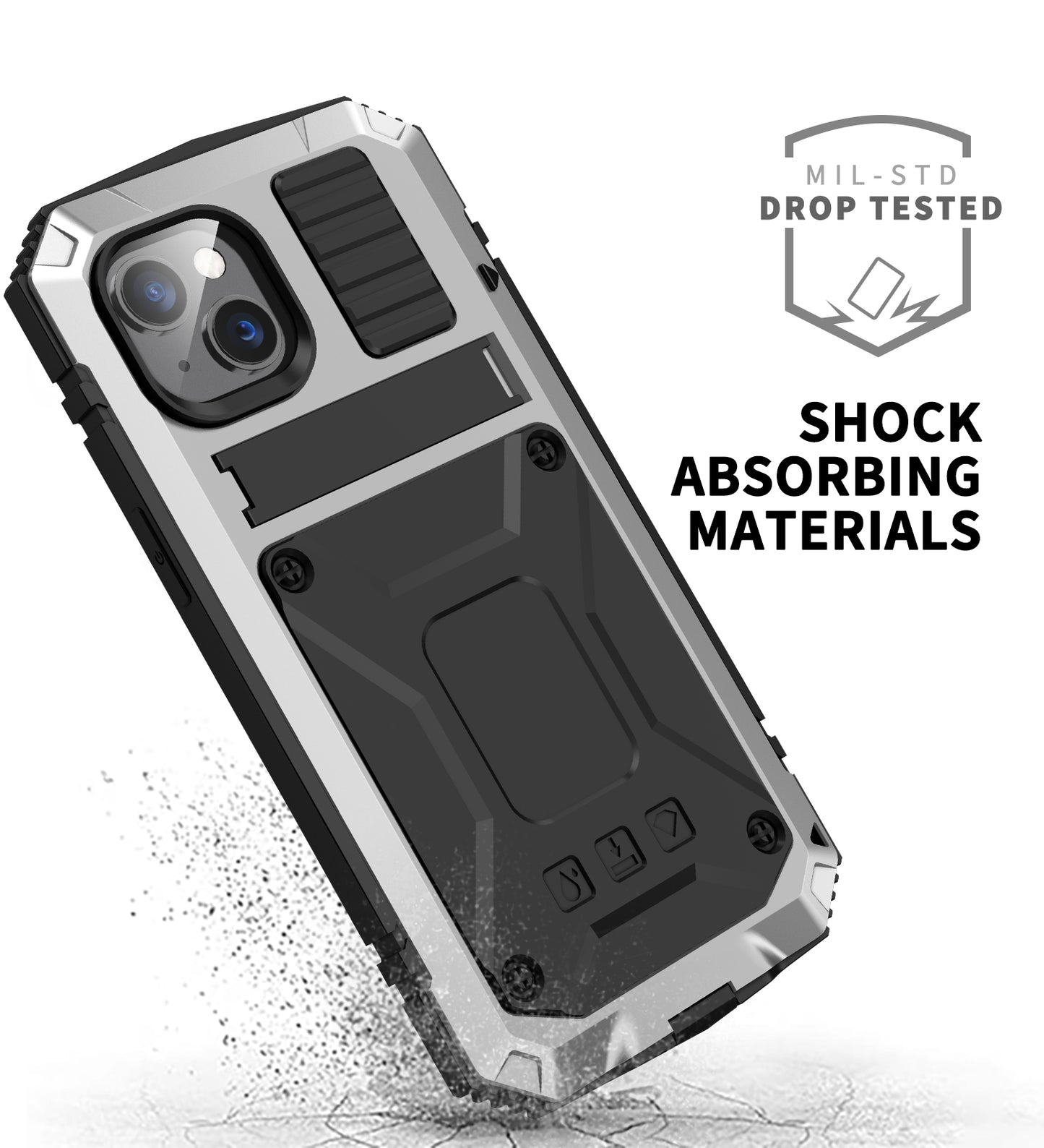 SHELLBOX Vajra Shockproof iPhone 14 Plus Metal Case