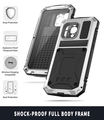 SHELLBOX Vajra Shockproof iPhone 15 Pro Max Metal Case