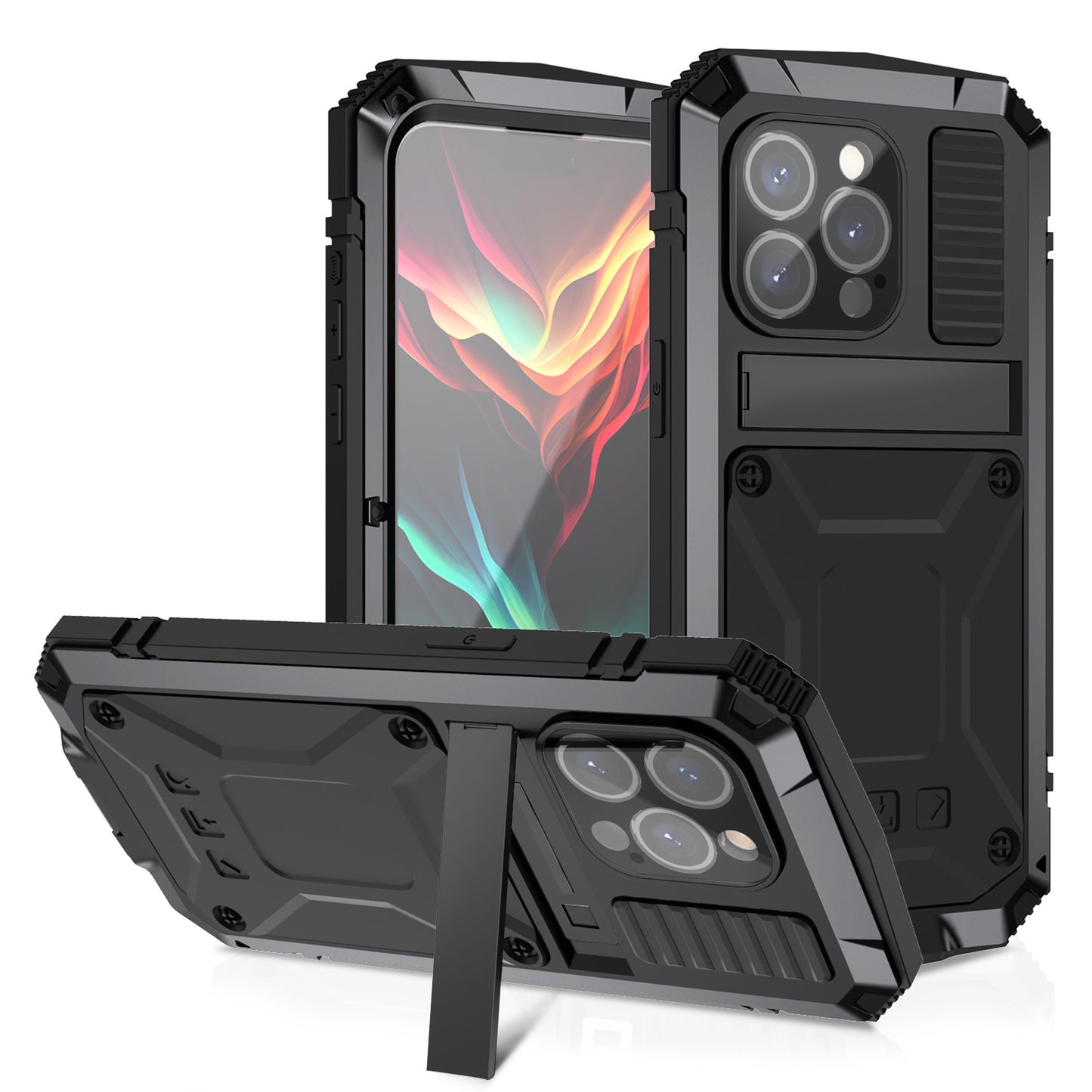 SHELLBOX Vajra Shockproof iPhone 15 Pro Max Metal Case