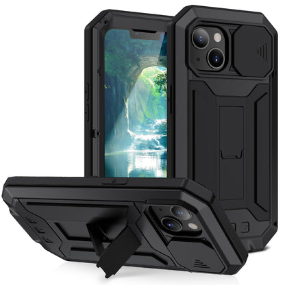 SHELLBOX Lens Protection Military iPhone 13 Metal Case