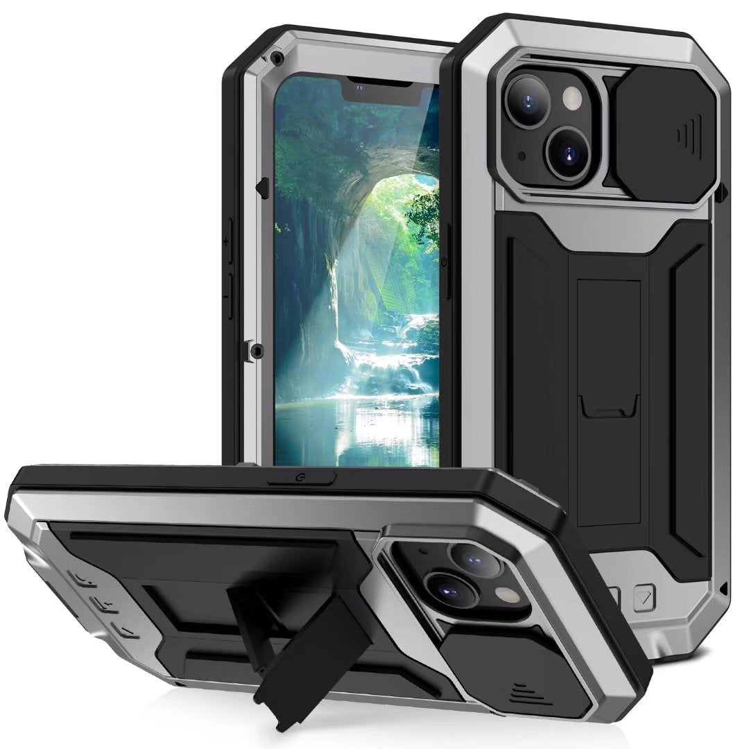 SHELLBOX Lens Protection Military iPhone 13 Metal Case