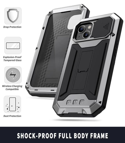 SHELLBOX Lens Protection Military iPhone 13 Metal Case