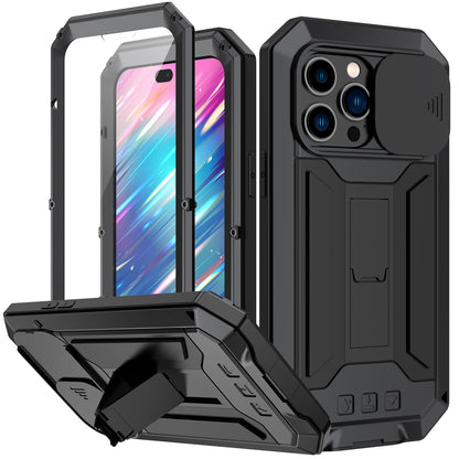 SHELLBOX Lens Protection Military iPhone 14 Pro Metal Case