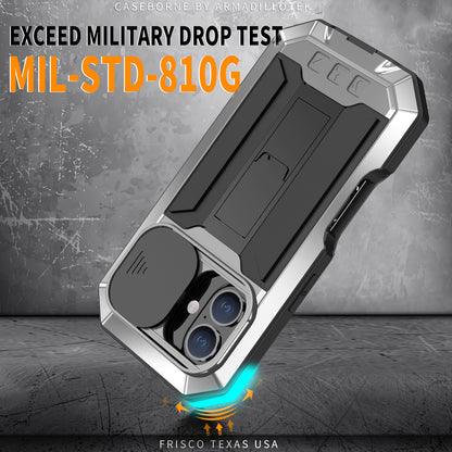 SHELLBOX Lens Protection Military iPhone 16 Plus Metal Case