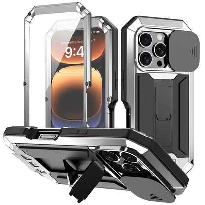 SHELLBOX Lens Protection Military iPhone 16 Pro Max Metal Case