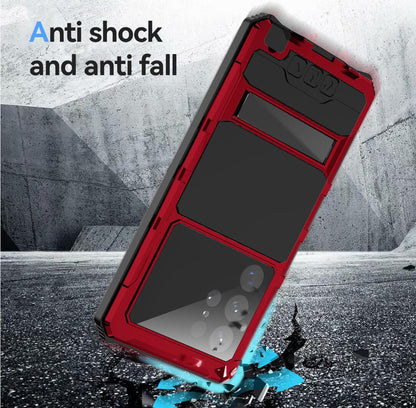 SHELLBOX Rigid Stand Galaxy S24 Ultra Metal Case