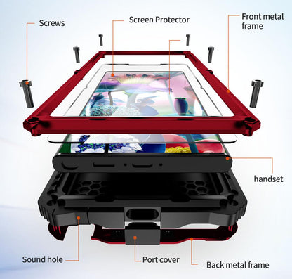 SHELLBOX Rigid Stand Galaxy S24 Ultra Metal Case