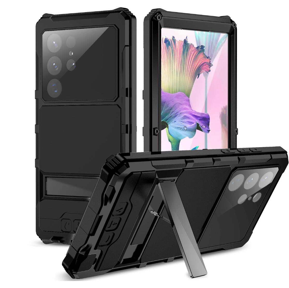 SHELLBOX Rigid Stand Galaxy S24 Ultra Metal Case