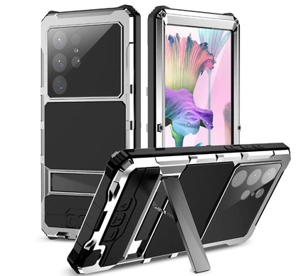 SHELLBOX Rigid Stand Galaxy S24 Ultra Metal Case