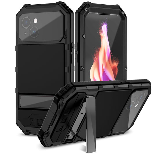 SHELLBOX Rigid Stand iPhone 16 Plus Metal Case