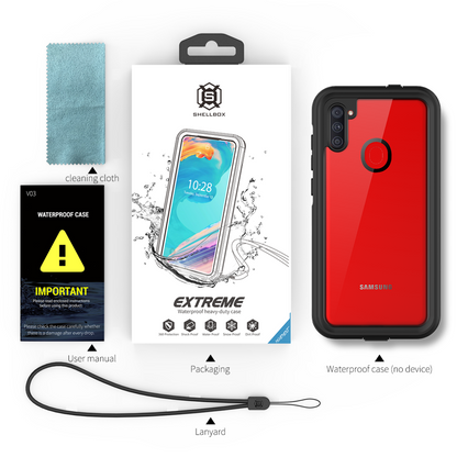 SHELLBOX Burst Slim Galaxy A11 Waterproof Case