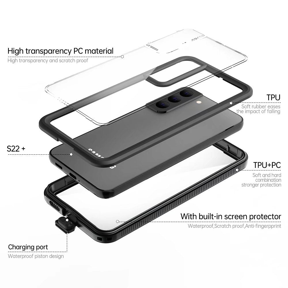 SHELLBOX Burst Slim Galaxy S22 Waterproof Case