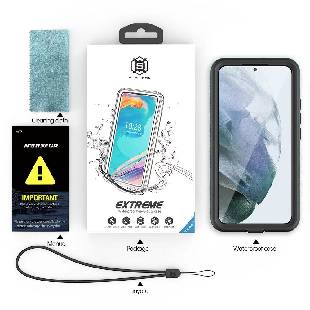 SHELLBOX Burst Slim Galaxy S22 Waterproof Case