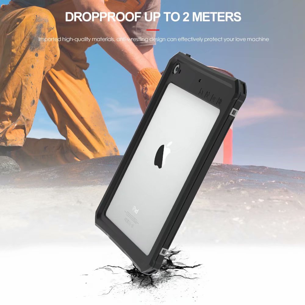 SHELLBOX Armor Clear iPad Mini 5 Waterproof Case